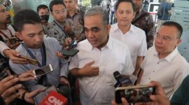 Menteri Keuangan Sri Mulyani Indrawati menerima kunjungan Tim Gugus Tugas Sinkronisasi Pemerintahan Prabowo Subianto-Gibran Rakabuming Raka. (Instagram.com/@sufmi_dasco)