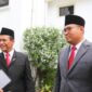 Menteri Pertanian RI Amran usai menghadiri Pelantikan Wakil Menteri Pertanian Sudaryono di Istana Negara. (Dok. pertanian.go.id)