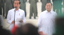 Presiden Terpilih, Prabowo Subianto bersama Presiden Jokowi. (Facebook.com @Prabowo Subianto)
