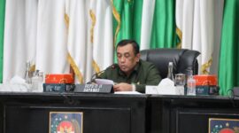 Deputi Kerawanan Pangan dan Gizi Bapanas, Nyoto Suwignyo dalam Rakor Inflasi Daerah pada Senin (12/8/2024) di Kemendagri, Jakarta. (Dok. Tim Komunikasi Bapanas)