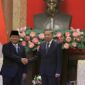 Menteri Pertahanan RI Prabowo Subianto bertemu dengan Presiden Vietnam H.E. Tô Lâm. (Dok. Tim Media Prabowo)