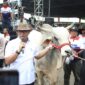 Wakil Menteri Pertanian RI, Sudaryono dalam acara Kontes dan Expo Sapi APPSI 2025 di Boyolali. (Dok. Kementan)